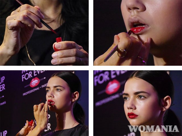 アーティスティックリップインクを使ったリップメイク